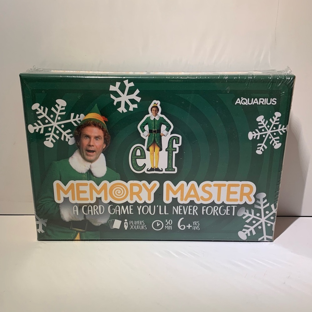 🎄 [2/$25] [BRAND NEW] ELF THE MOVIE MEMORY MASTER CARD GAME BY AQUARIUS 🎄